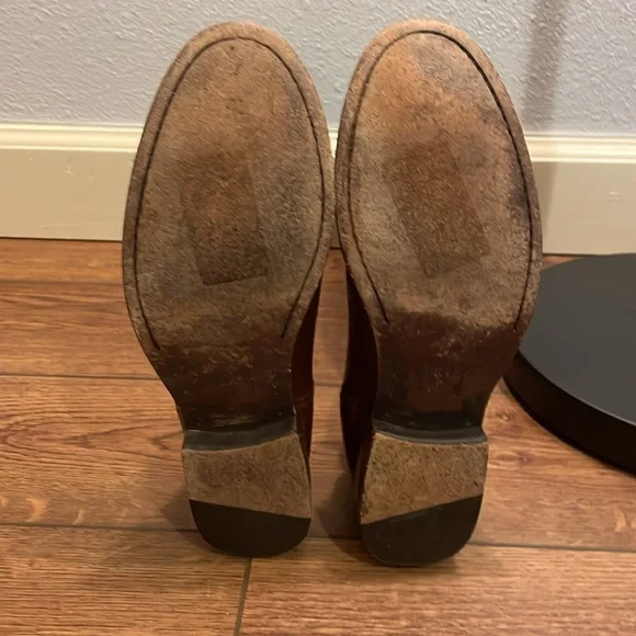 Frye Women's Brown Heeled Boots - Picture 7 of 10